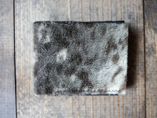 Bifold Seal Fur Wallet