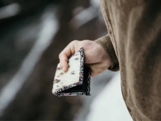 Seal Fur Card Holder