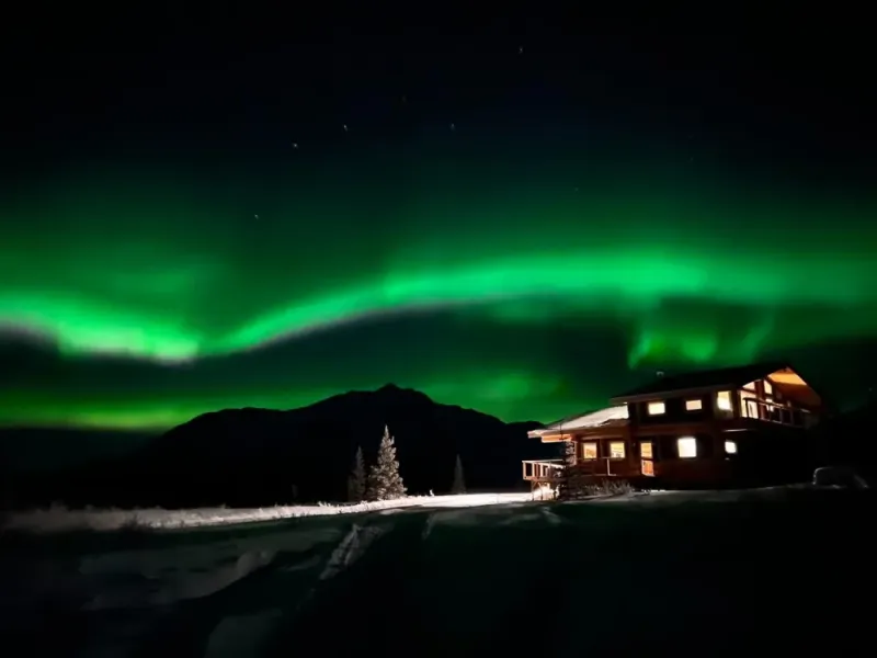 Winter Evening Aurora Mushing Tour