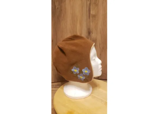 Wool Embroidered Winter Hat