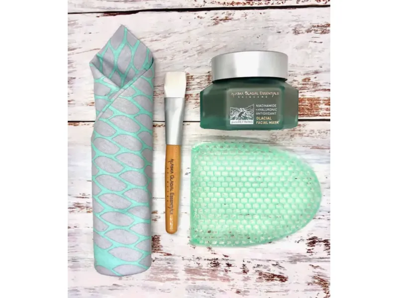 weekend warrior Glacial Facial Mask + Accessory Bundle