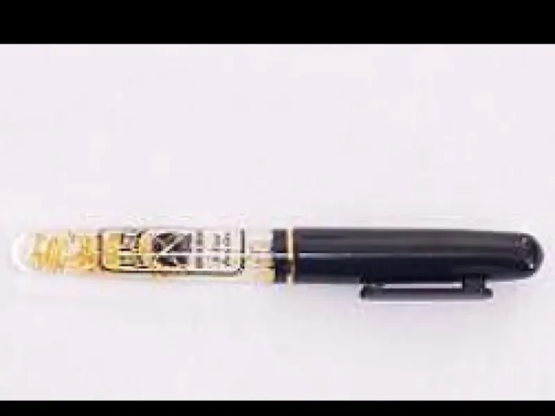 24K Gold Flake Big Barrel Alaska Pen