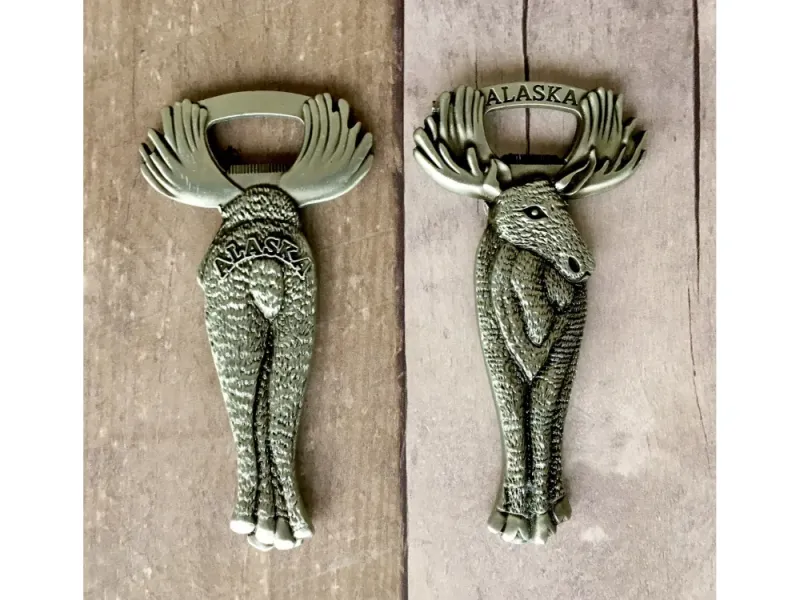 Moose Metal Bottle Opener