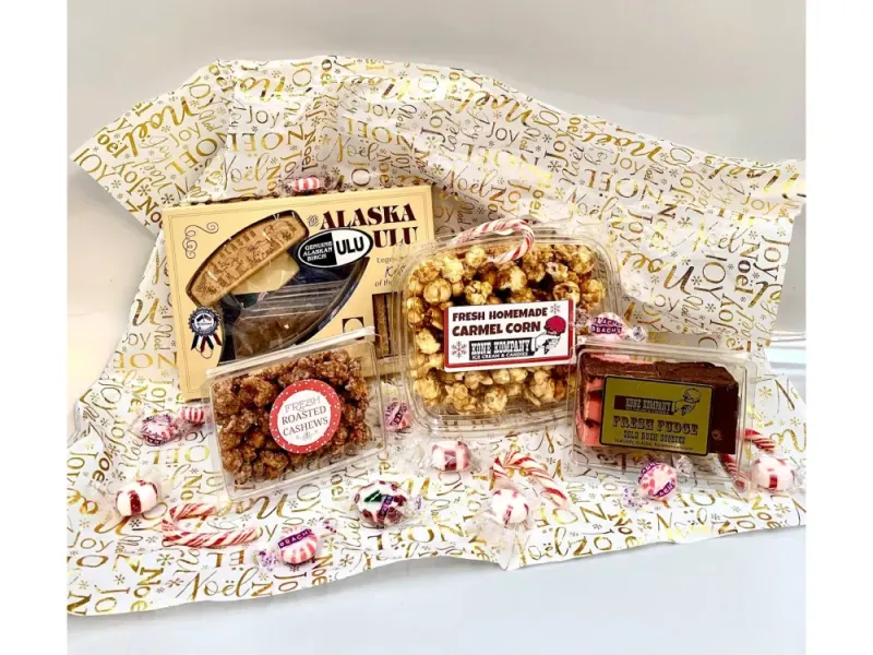 Gourmet Holiday Gift Bundle with Alaska Ulu Knife