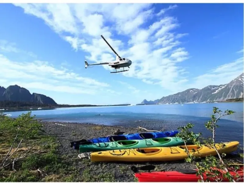 Bear Glacier Heli/Kayak Half Day Combo Tour