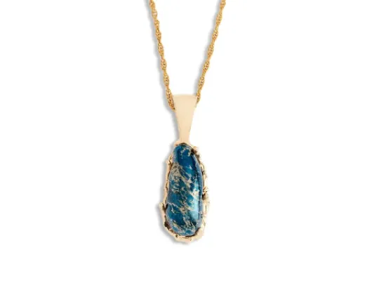 Star Of Alaska Covellite Natural Pendant