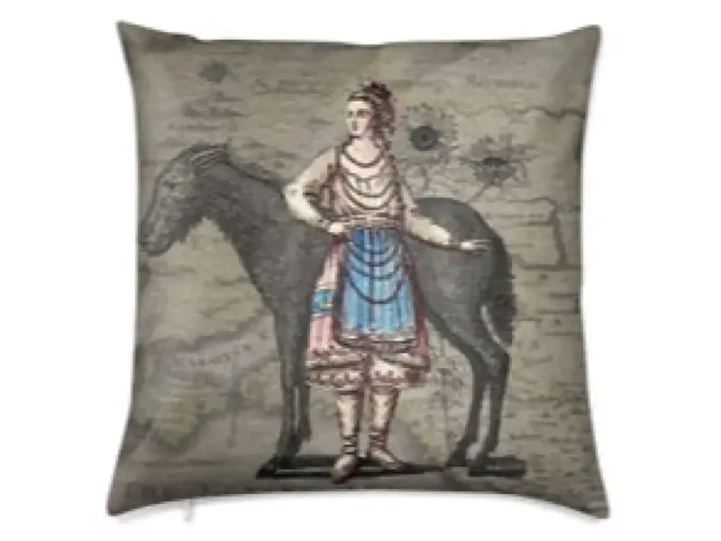 Europe Ukraine Ingrienne Luxury Pillow