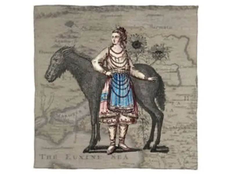 Europe Ukraine Ingrienne Scarf