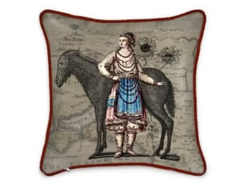 Europe Ukraine Ingrienne Silk Pillow