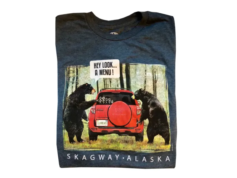 Bear Menu Alaska Tee
