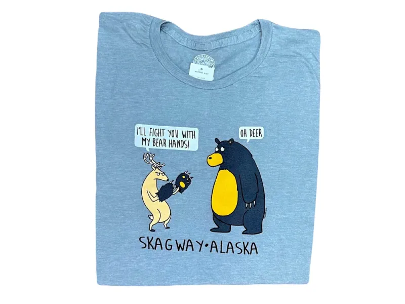 Fight you with Bear Hands Alaska Tee