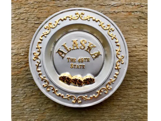 49th State Mining Pan Magnet