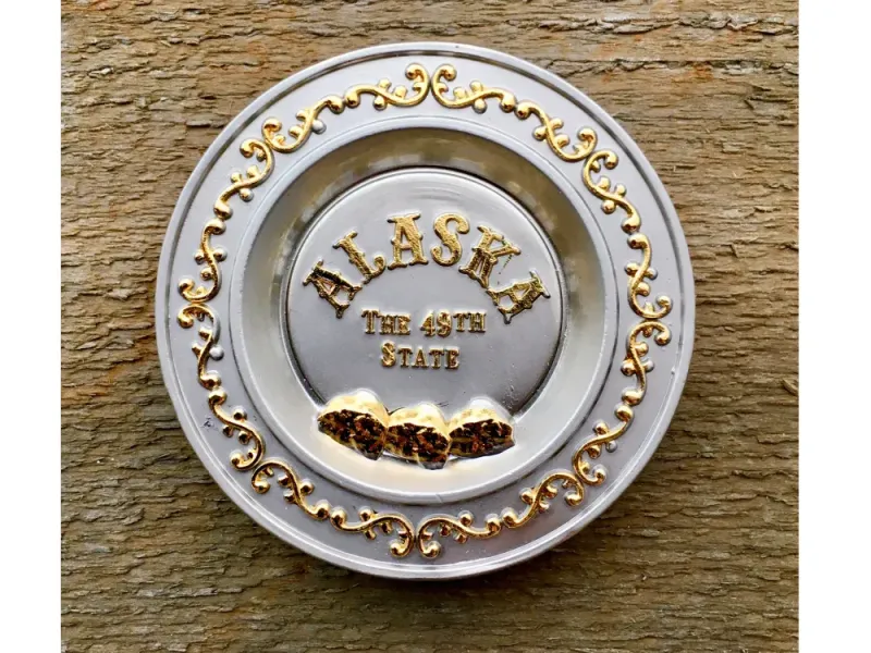49th State Mining Pan Magnet