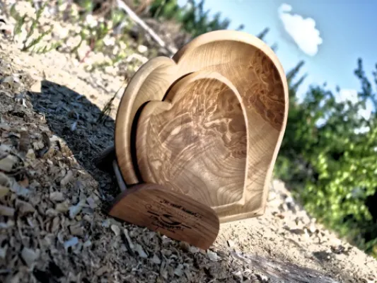 Heart Bowl Family Tree Set