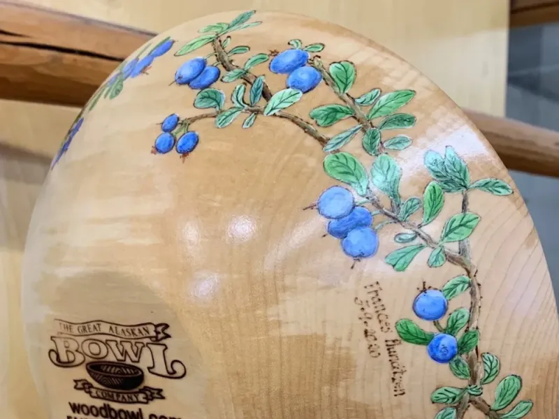 Blueberry Art Bowl
