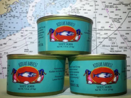 6 X Canned Kodiak Sockeye Salmon