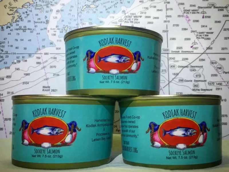 6 X Canned Kodiak Sockeye Salmon