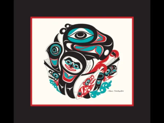 Going To The Potlatch - Open Edition Formline Art Print