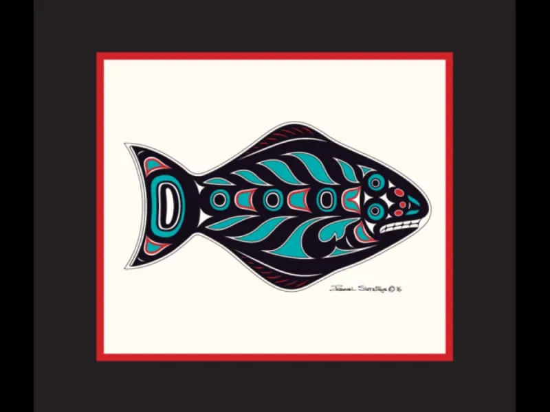 Halibut - Open Edition Formline Art Print