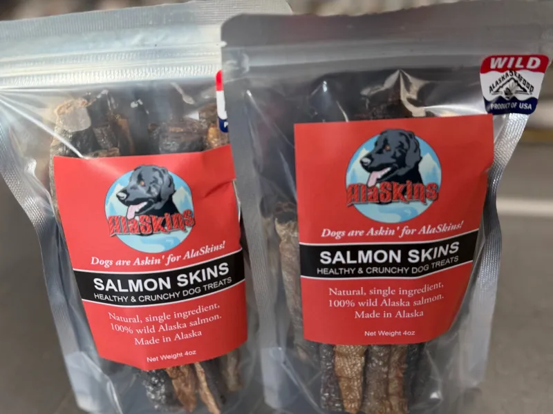 AlaSkins Salmon Dog Treats (dog & cat treats!)