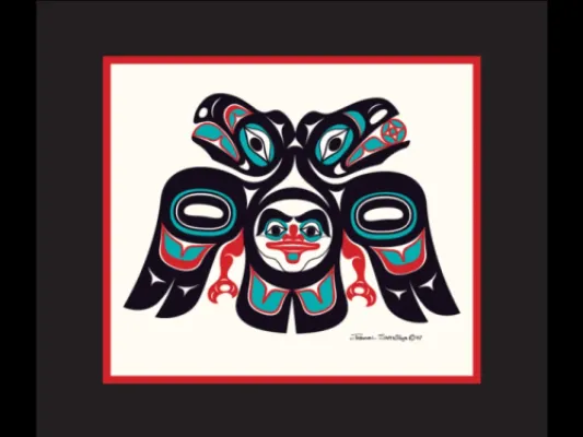 Lovebirds - Open Edition Formline Art Print