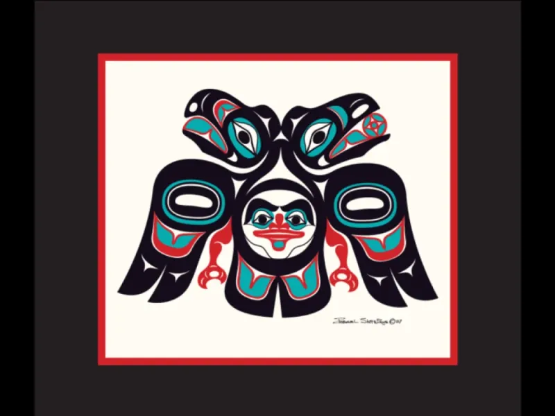 Lovebirds - Open Edition Formline Art Print
