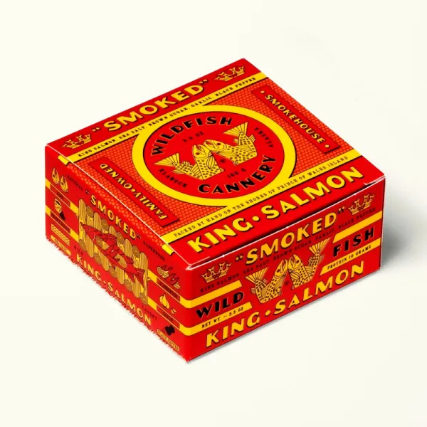 Canned Smoked King Salmon