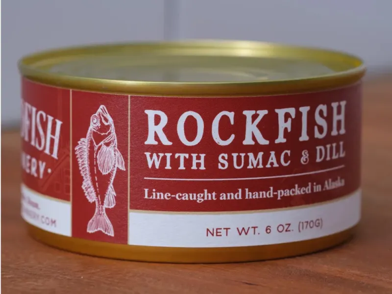 Canned Rockfish With Sumac & Dill