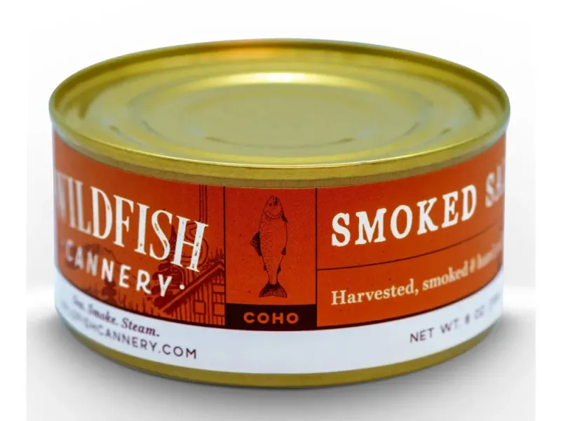 Canned Smoked Coho Salmon