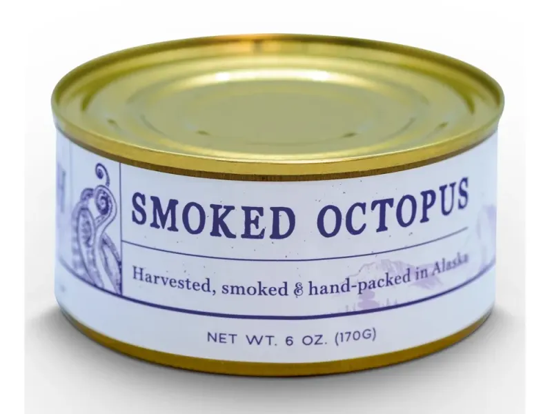 Canned Smoked Octopus
