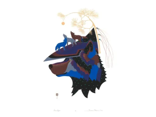 Thomas Stream Moonlight Giclée