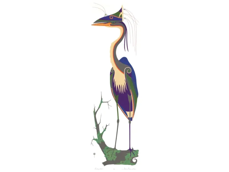 Thomas Stream Perching Tall Giclée