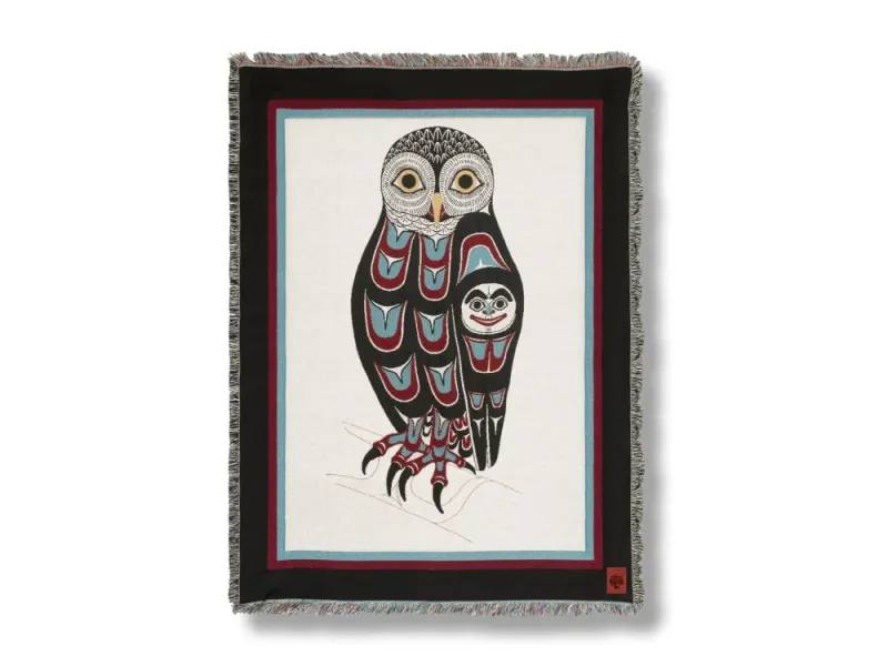 Owl Tapestry Throw Blanket