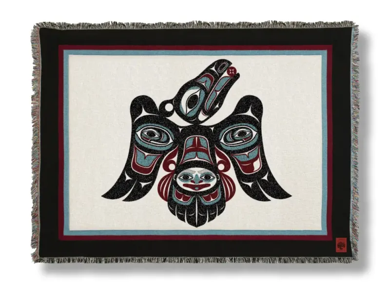 Raven's Journey Tapestry Throw Blanket