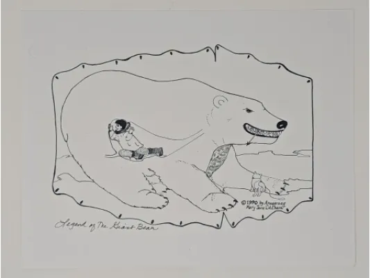 Legend of the Giant Bear Print