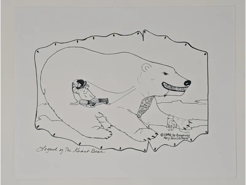 Legend of the Giant Bear Print