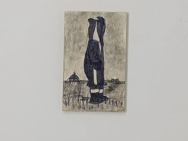 Siberian Woman Refrigerator Magnet