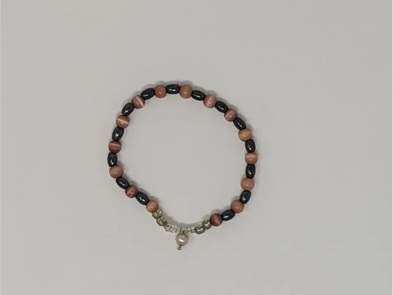 Hematite Mixed Bead Bracelet