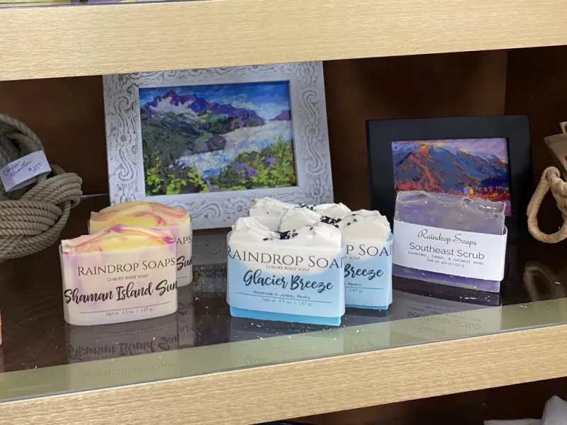 Raindrop handmade artisan soap