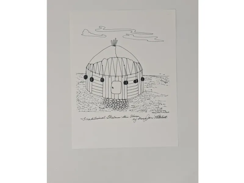 Traditional Walrus Skin Home Print