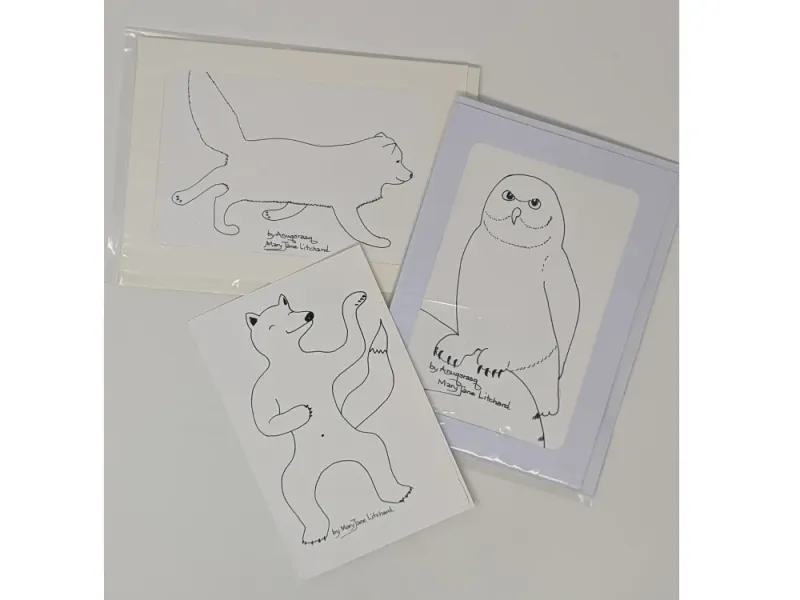 Animal Card Set Of 3
