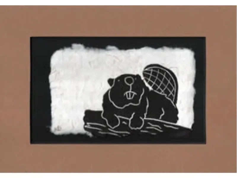 Karen Beason's 'Beaver' Fine Art Print