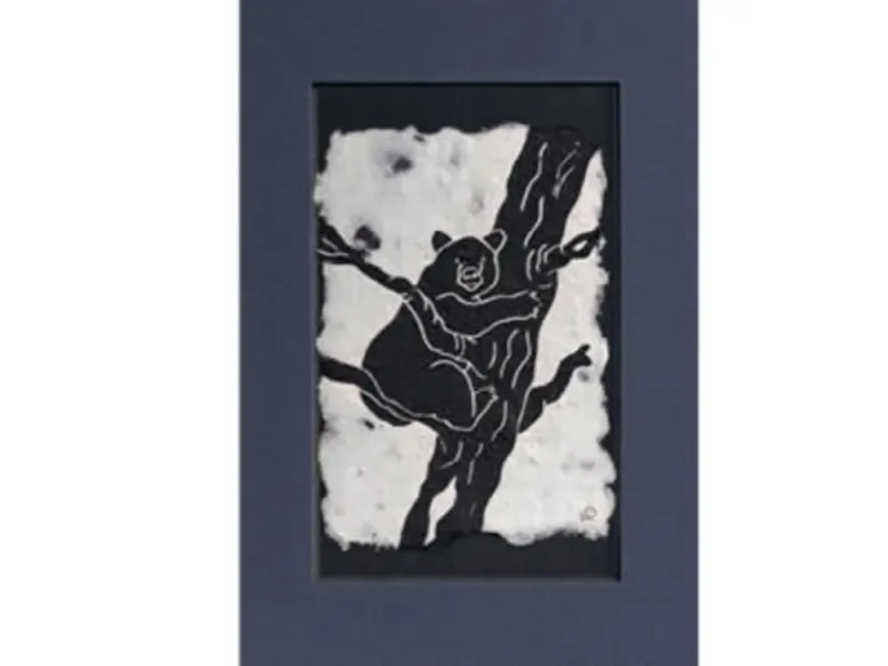 Karen Beason's 'Black bear' Fine Art Print