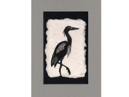 Karen Beason's 'Blue Heron' Fine Art Print