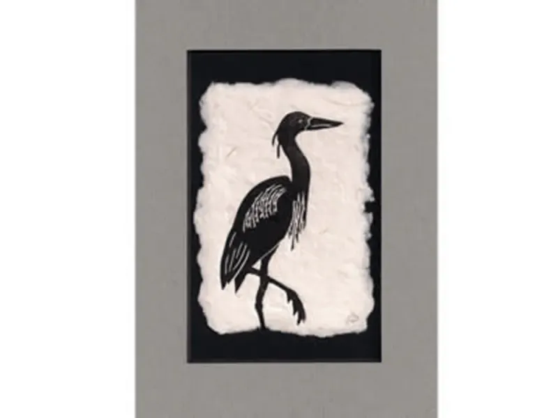 Karen Beason's 'Blue Heron' Fine Art Print
