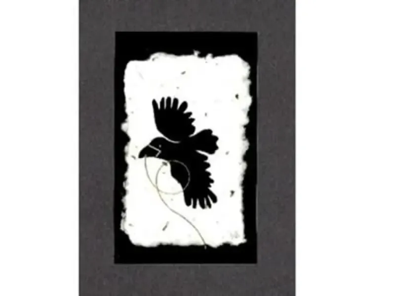Karen Beason's 'Flying Raven' Fine Art Print