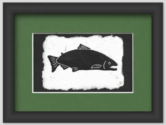 Karen Beason's 'King Salmon' Fine Art Print