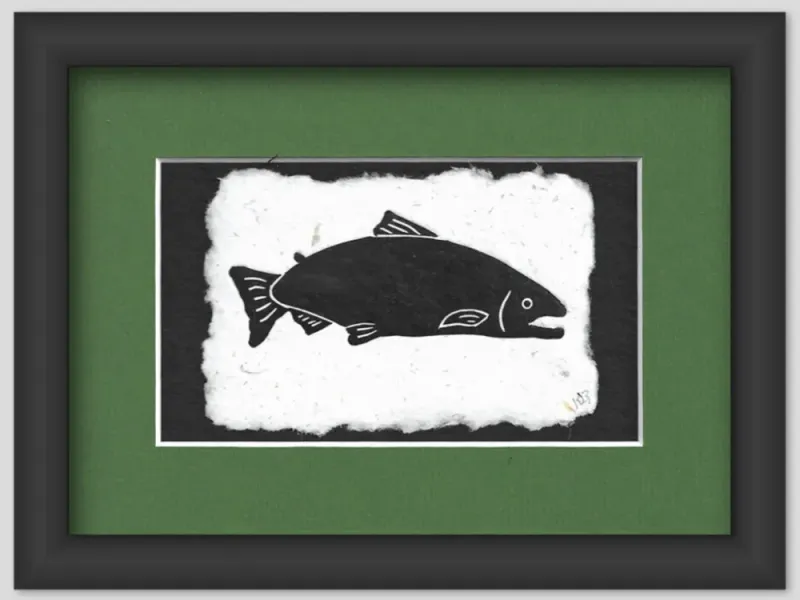 Karen Beason's 'King Salmon' Fine Art Print