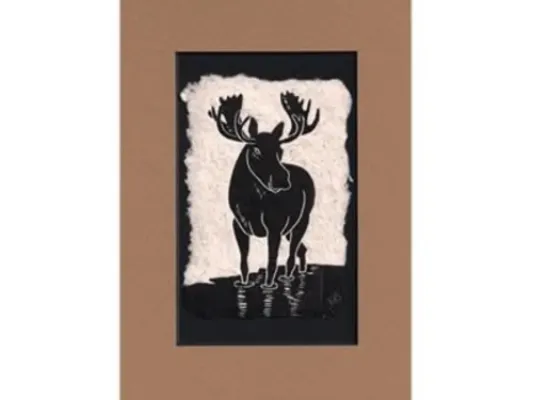 Karen Beason's 'Moose' Fine Art Print