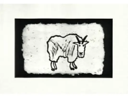 Karen Beason's 'Mountain Goat' Fine Art Print